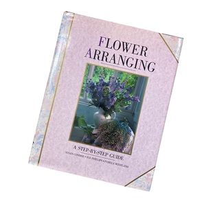 2/$20 Vintage 90s Flower Arranging Instructional Hardcover Book